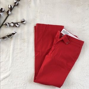 Gap Modern Boot 6L red pants